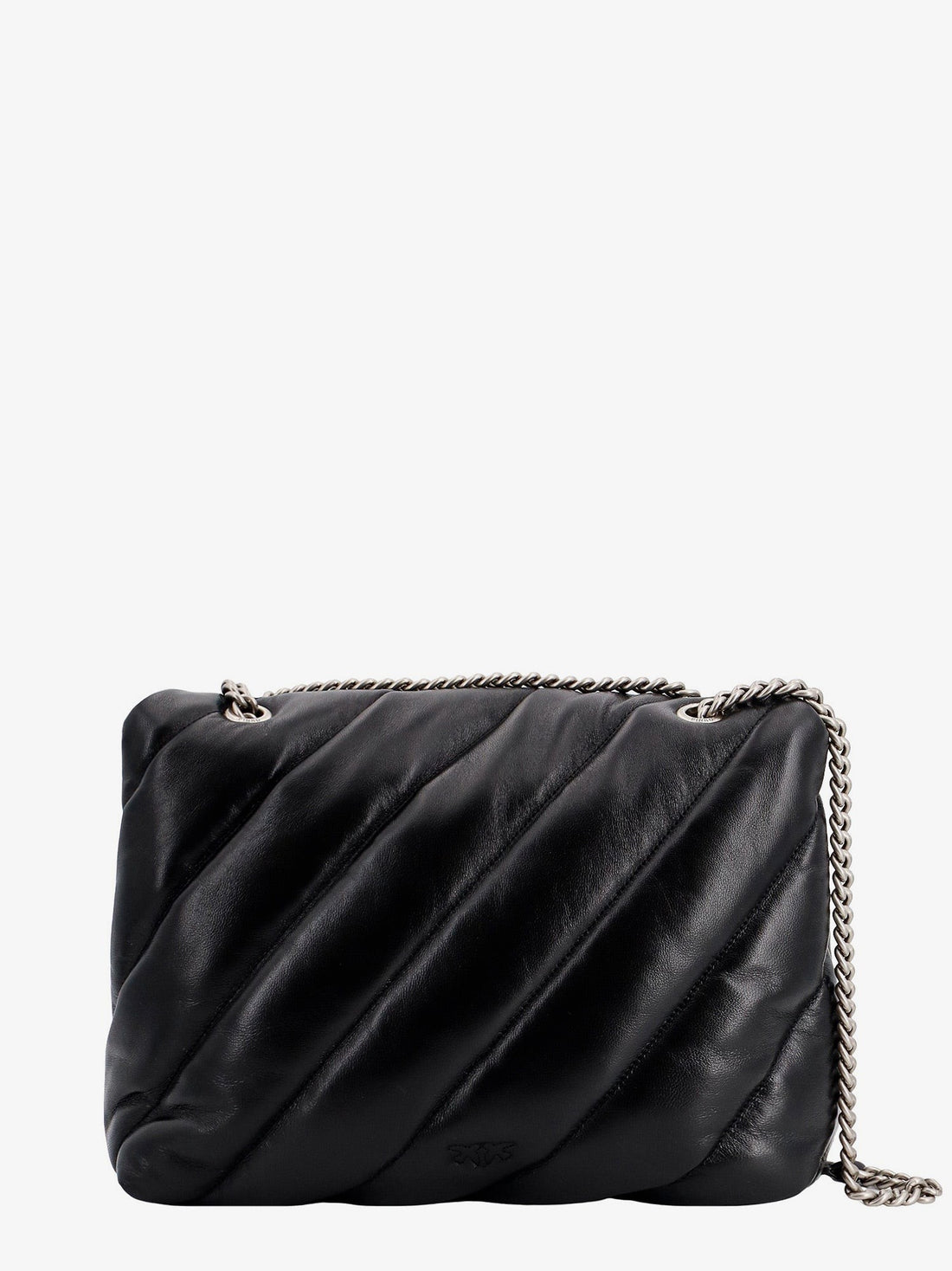 Matelassé leather shoulder bag