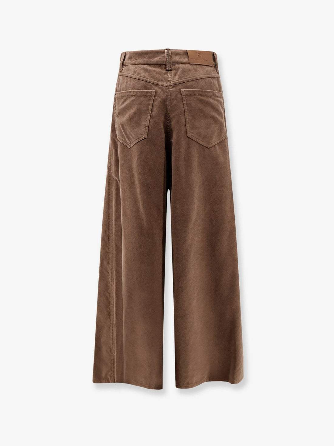 Brunello Cucinelli - Maxi corduroy trousers Chocolate 42