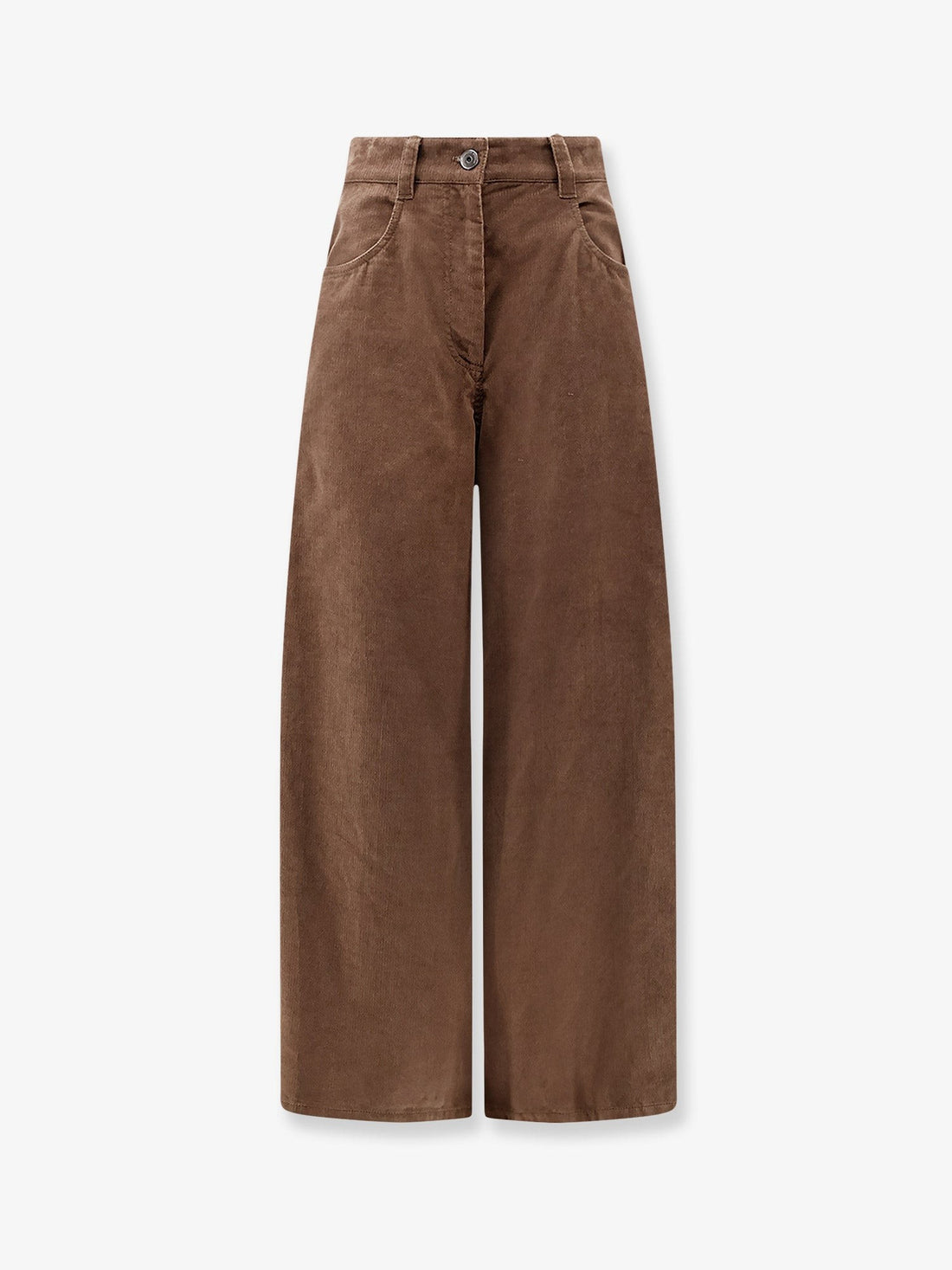 Brunello Cucinelli - Maxi corduroy trousers Chocolate 42