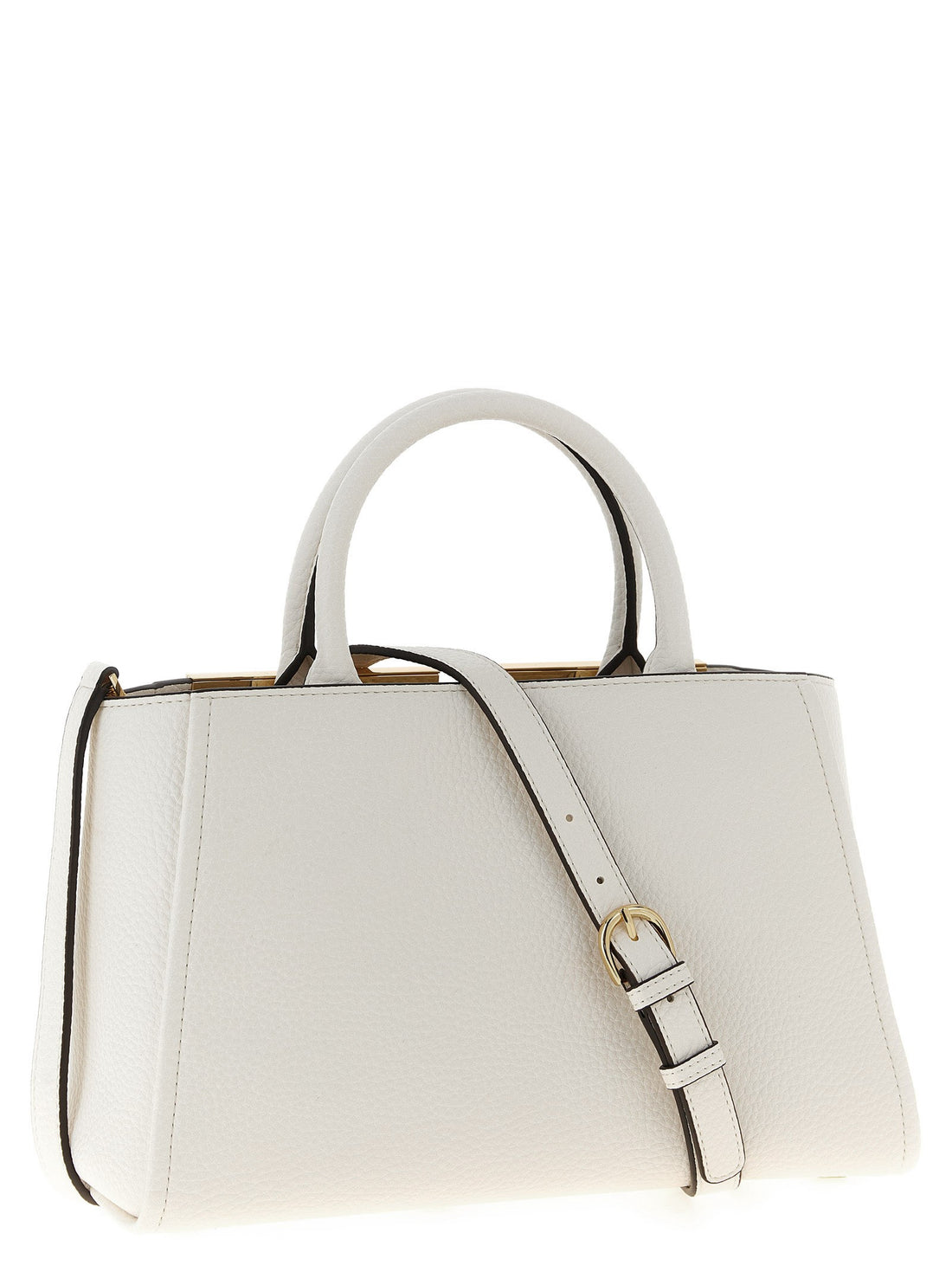 Elisabetta Franchi - Maxi logo shopping bag White U