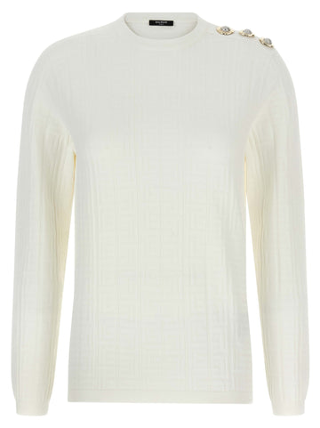 Balmain - Maxi shoulder top