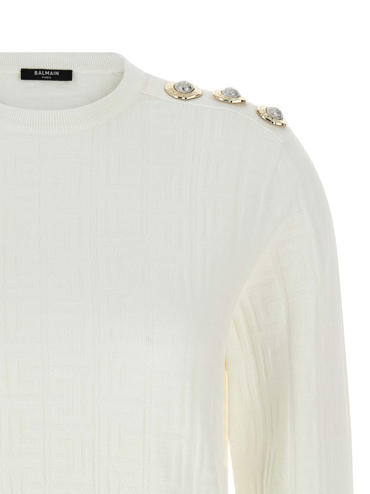 Balmain - Maxi shoulder top