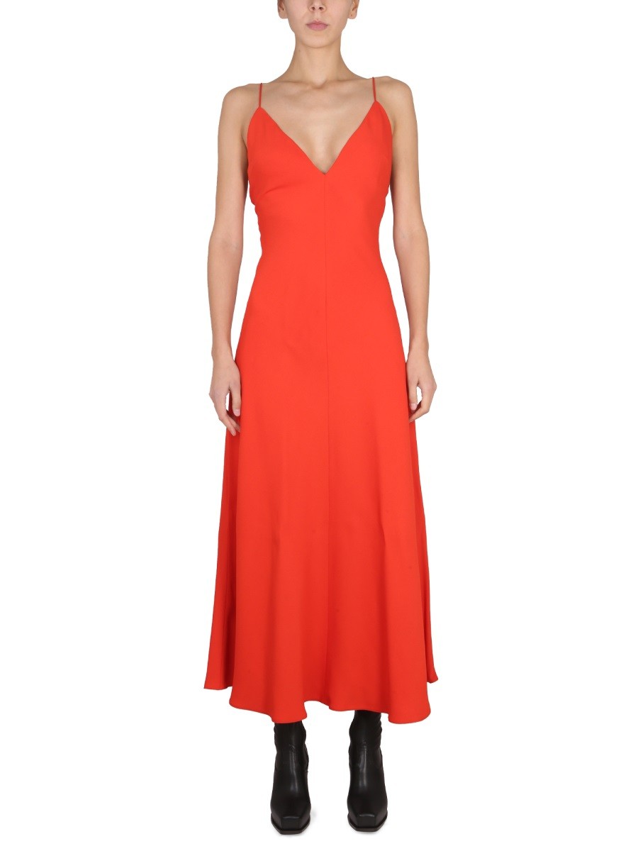 stella mccartney - MAXI V-NECK DRESS maxi-v-neck-dress_7d58861a-363f-447b-89e4-f5299ac40237