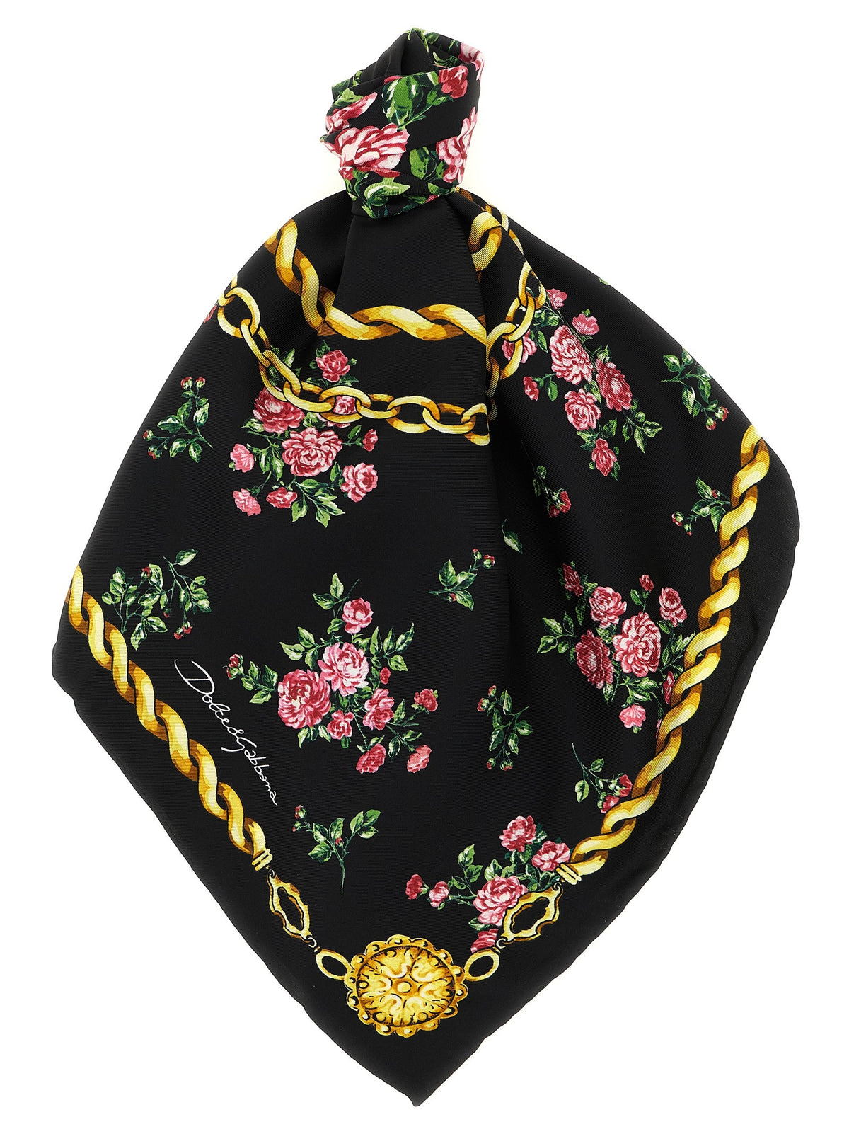 Dolce & Gabbana - 'Mazzolini di Rose' scarf