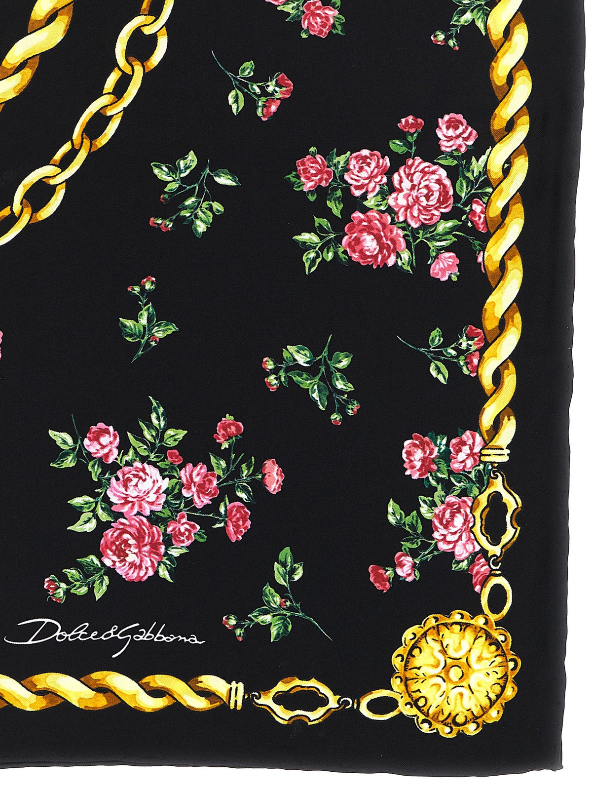 Dolce & Gabbana - 'Mazzolini di Rose' scarf