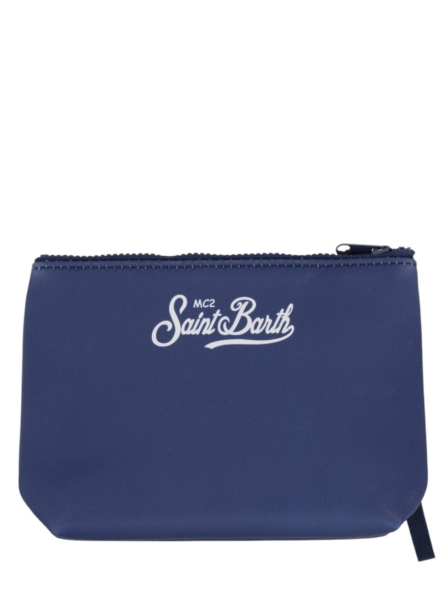 MC2 SAINT BARTH - POCHETTE "ALINE" Unisex mc2-saint-barth-aline-aperol-spritz-pouch-front-jpg