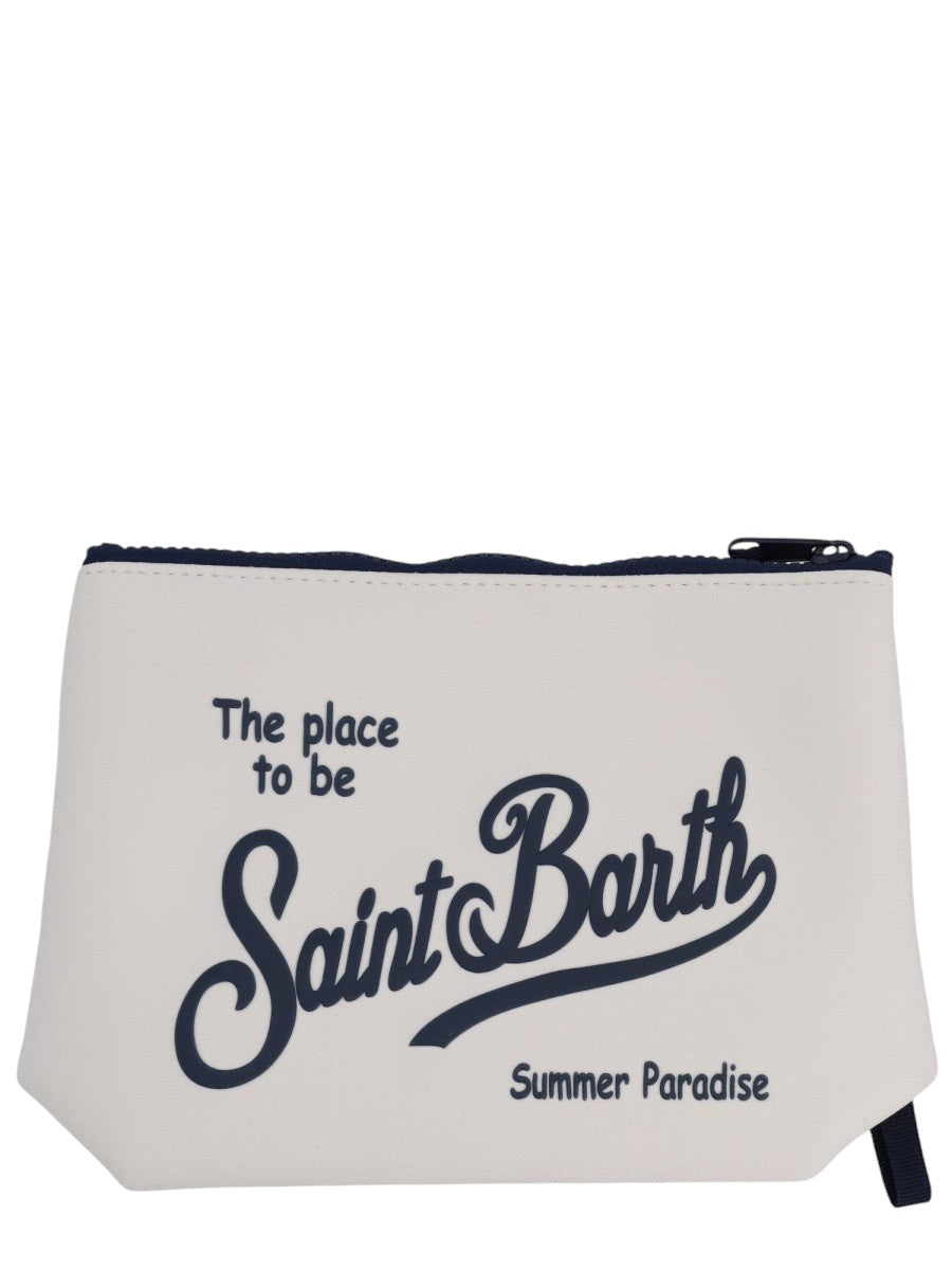 MC2 SAINT BARTH - POCHETTE "ALINE" Unisex mc2-saint-barth-aline-ivory-logo-pouch-back-jpg