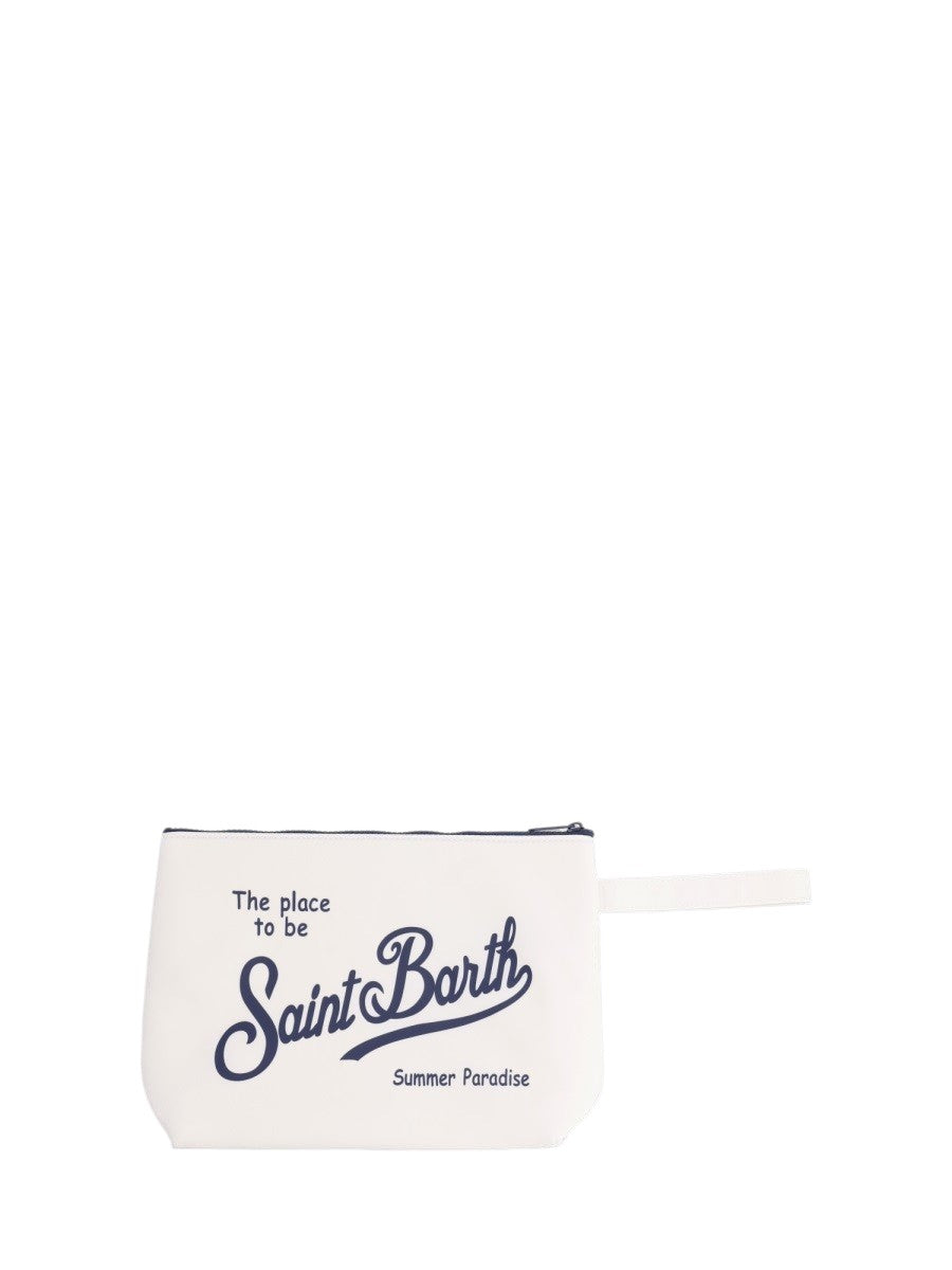 MC2 SAINT BARTH - POCHETTE ALINE IN LINO mc2-saint-barth-aline-linen-pouch-white-navy-blue-back-jpg