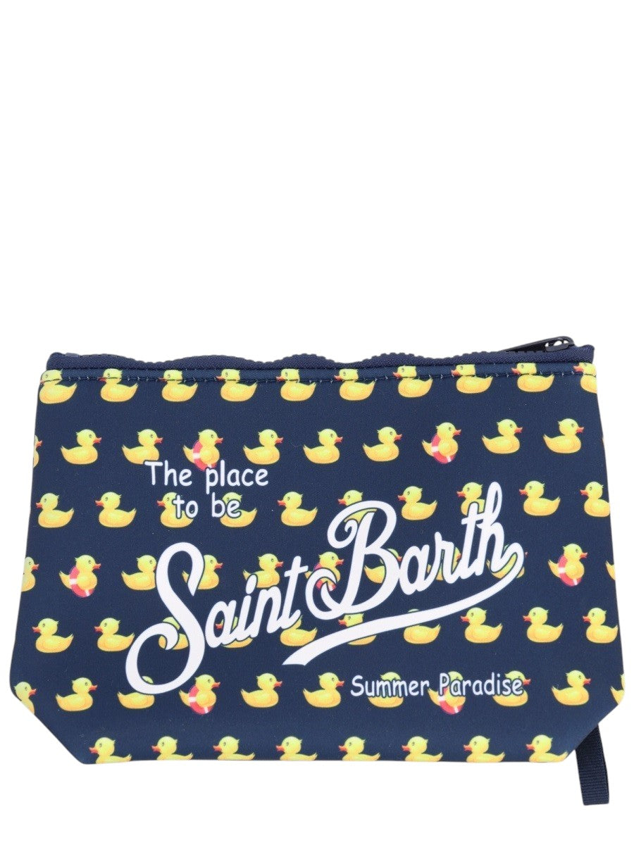 MC2 SAINT BARTH - POCHETTE "ALINE" Unisex mc2-saint-barth-aline-rubber-duck-print-pouch-back-jpg