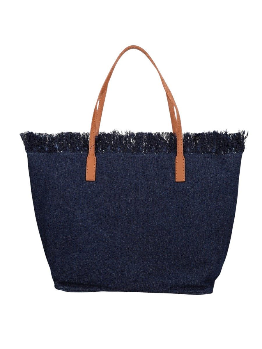 MC2 SAINT BARTH - BORSA "CITY" IN DENIM CON FRANGE mc2-saint-barth-city-denim-tote-bag-fringes-navy-blue-back-jpg