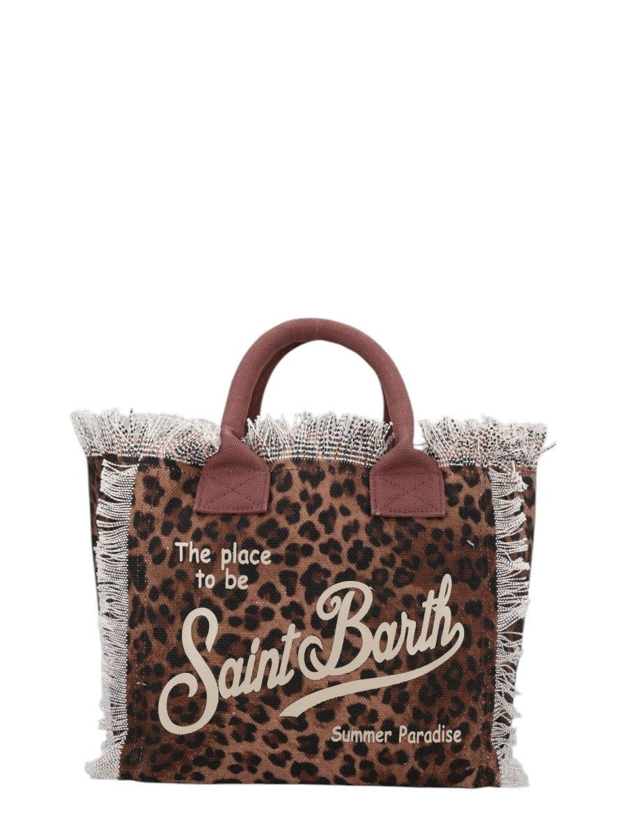 MC2 SAINT BARTH - BORSA COLETTE IN CANVAS mc2-saint-barth-colette-leopard-print-bag-front-jpg