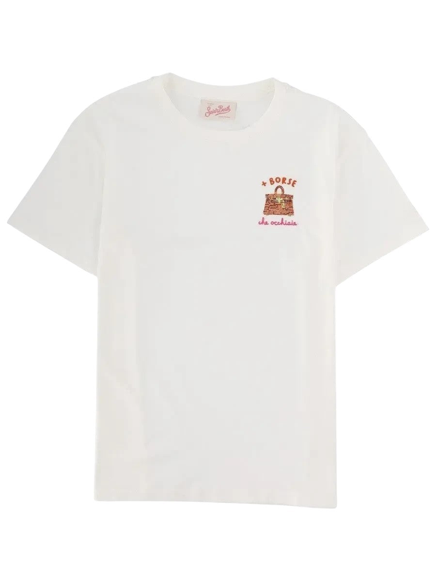 MC2 SAINT BARTH - Emilie White Borse e Occhiali T-Shirt mc2-saint-barth-emilie-white-borse-occhiali-t-shirt-front-webp