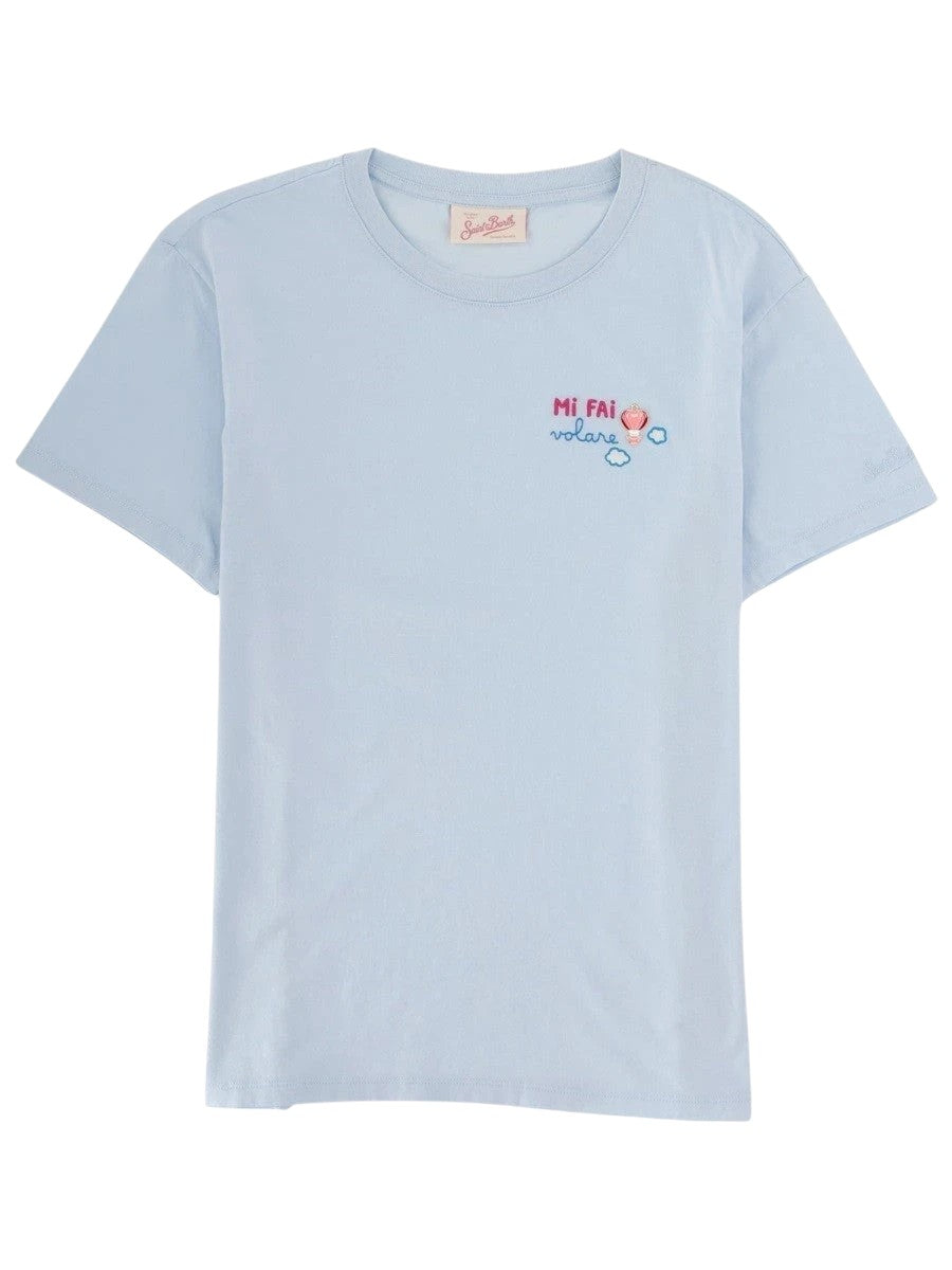 MC2 SAINT BARTH MC2 SAINT BARTH - Emilie Light Blue T-Shirt