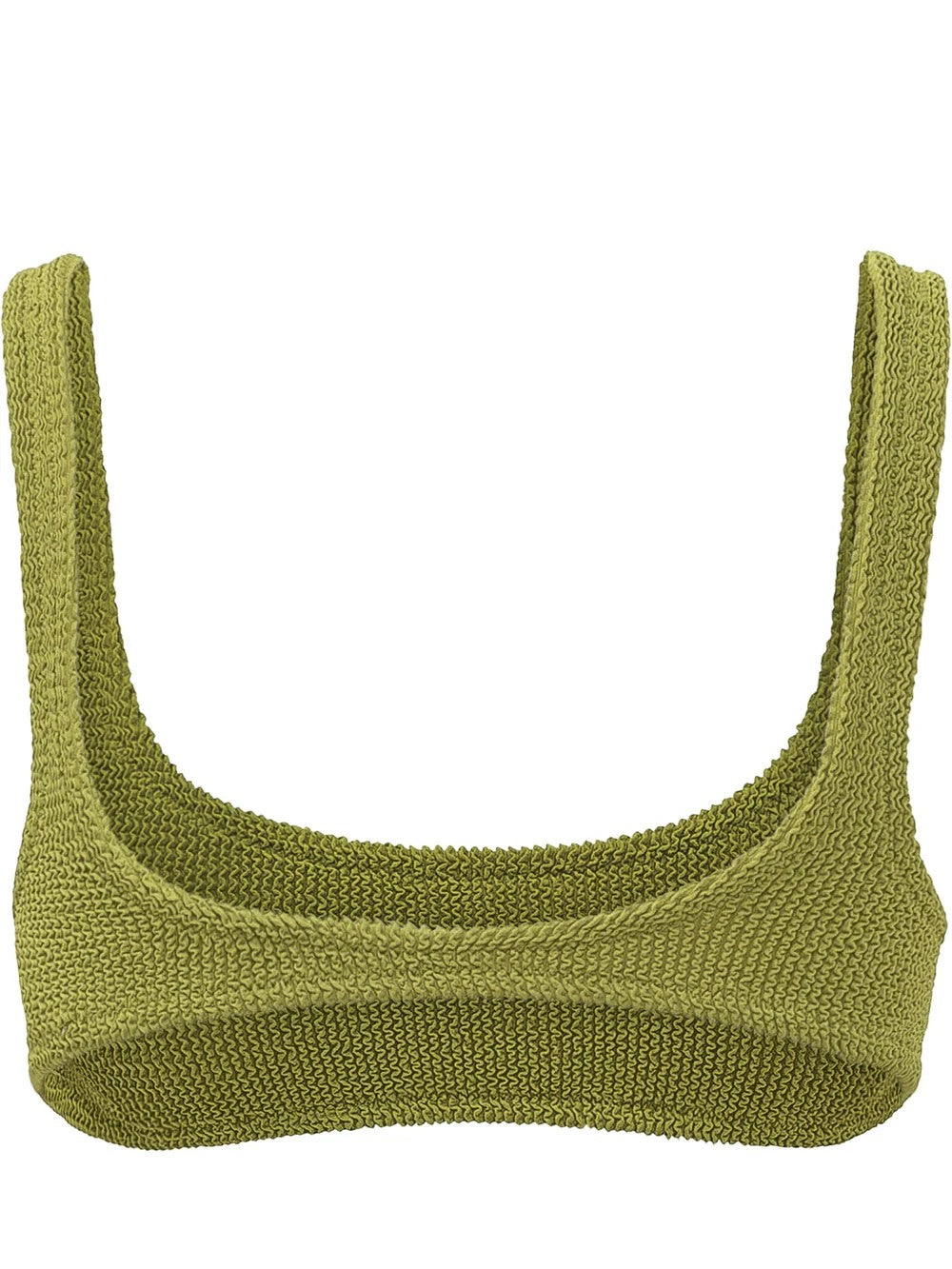 MC2 SAINT BARTH - Naima Crinkle Bikini Top - Olive Green mc2-saint-barth-naima-crinkle-bikini-top-olive-green-back-view-jpg