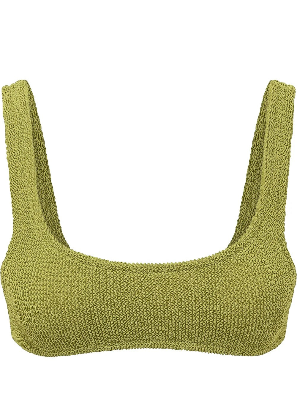 MC2 SAINT BARTH - Naima Crinkle Bikini Top - Olive Green mc2-saint-barth-naima-crinkle-bikini-top-olive-green-front-view-jpg