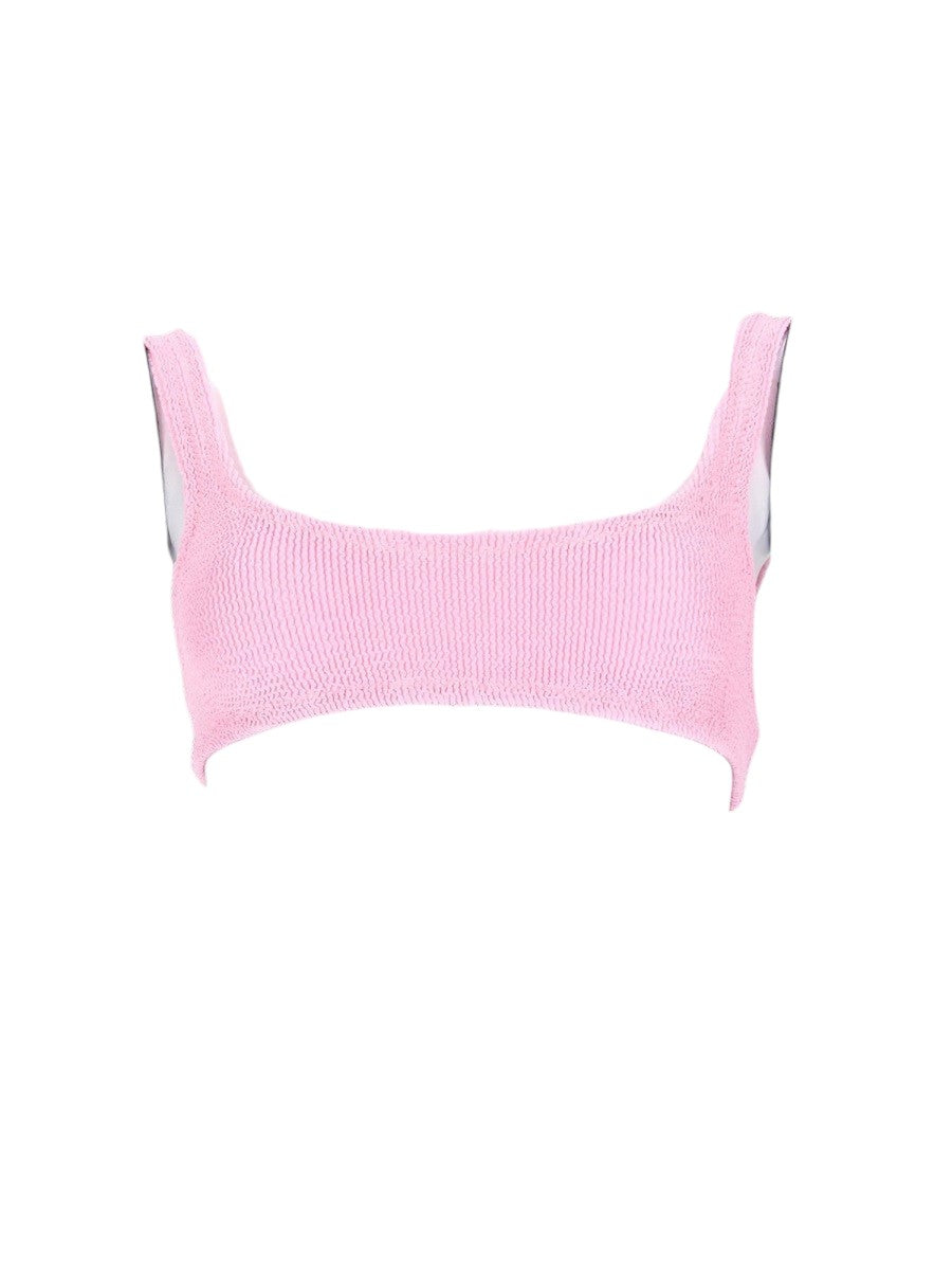 MC2 SAINT BARTH - Naima Crinkle Bikini Top - Pink mc2-saint-barth-naima-crinkle-bikini-top-pink-front-view-jpg