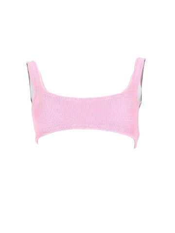 MC2 SAINT BARTH - Naima Crinkle Bikini Top - Pink mc2-saint-barth-naima-crinkle-bikini-top-pink-front-view-jpg