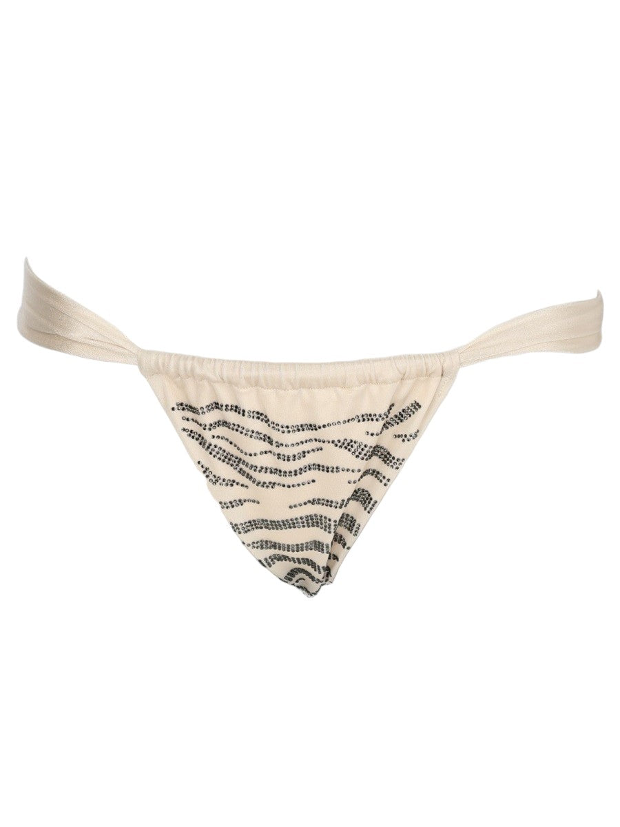 MC2 SAINT BARTH - Noelle Bikini Bottom - Ivory With Crystal Zebra Print mc2-saint-barth-noelle-ivory-crystal-zebra-print-bikini-bottom-front-jpg