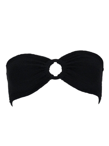 MC2 SAINT BARTH - Yulia Crinkle Bikini Top - Black mc2-saint-barth-yulia-crinkle-bikini-top-black-front-view-jpg