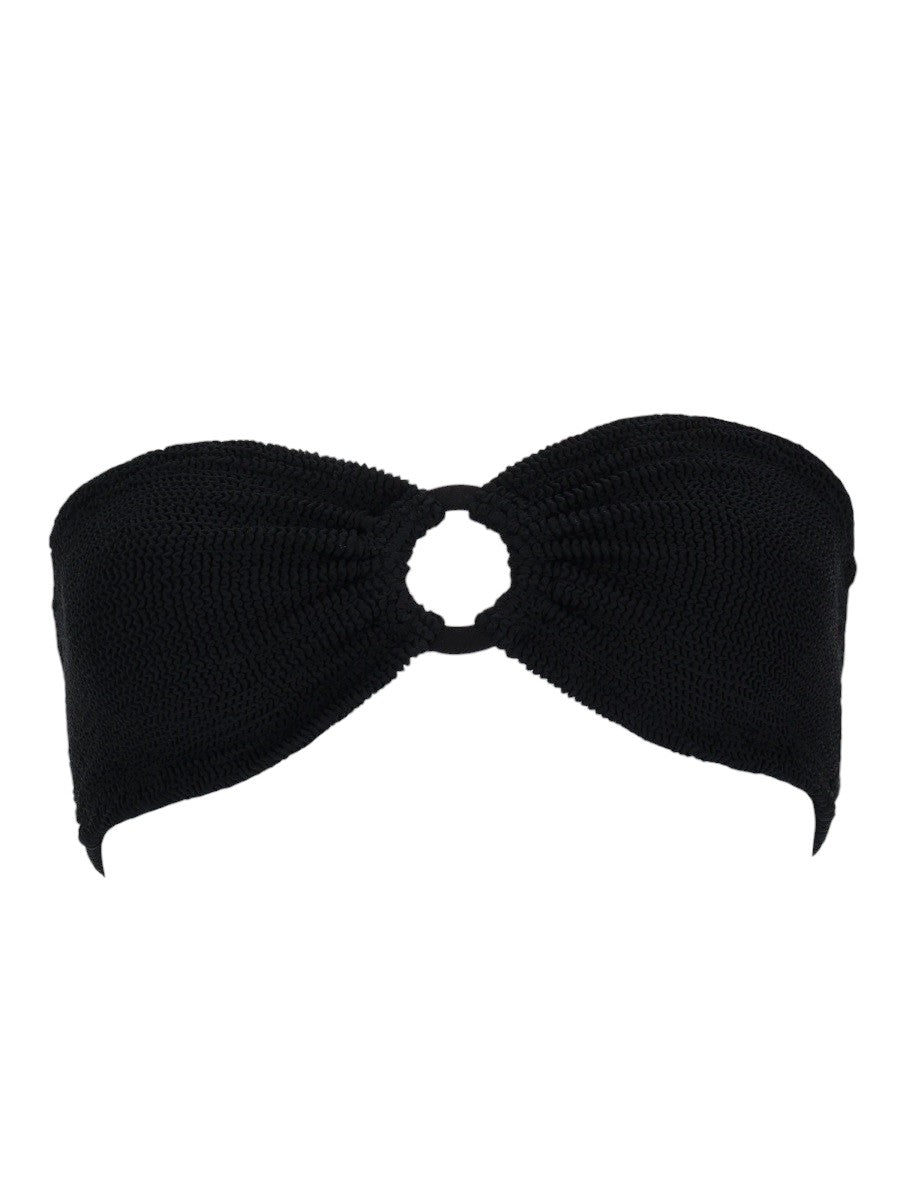 MC2 SAINT BARTH - Yulia Crinkle Bikini Top - Black mc2-saint-barth-yulia-crinkle-bikini-top-black-front-view-jpg