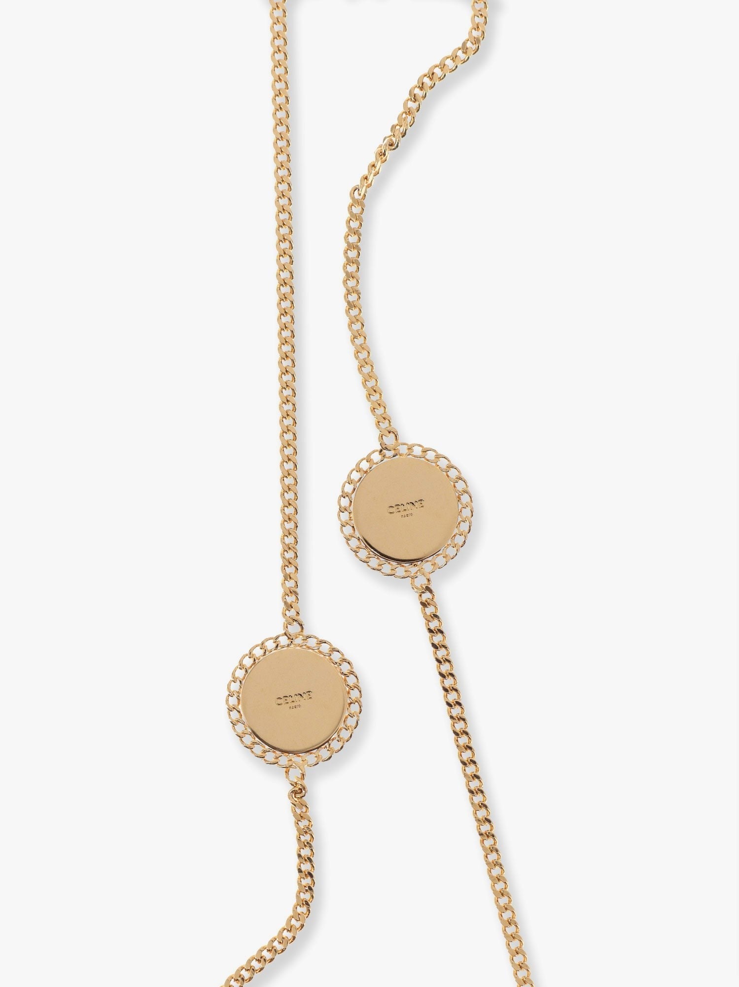 Celine - Medaille sautoir metal necklace