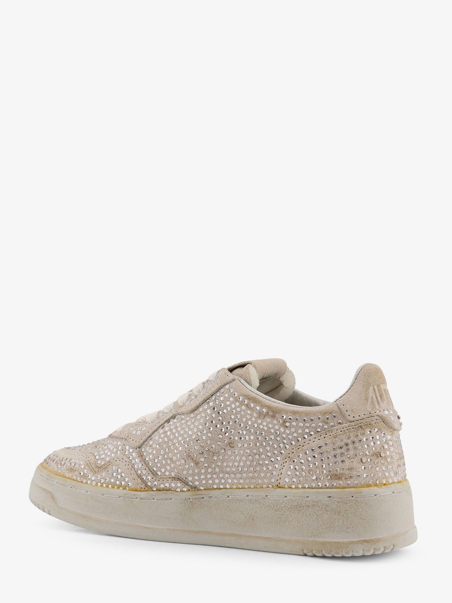 Medalist Low suede sneakers with rhinestones