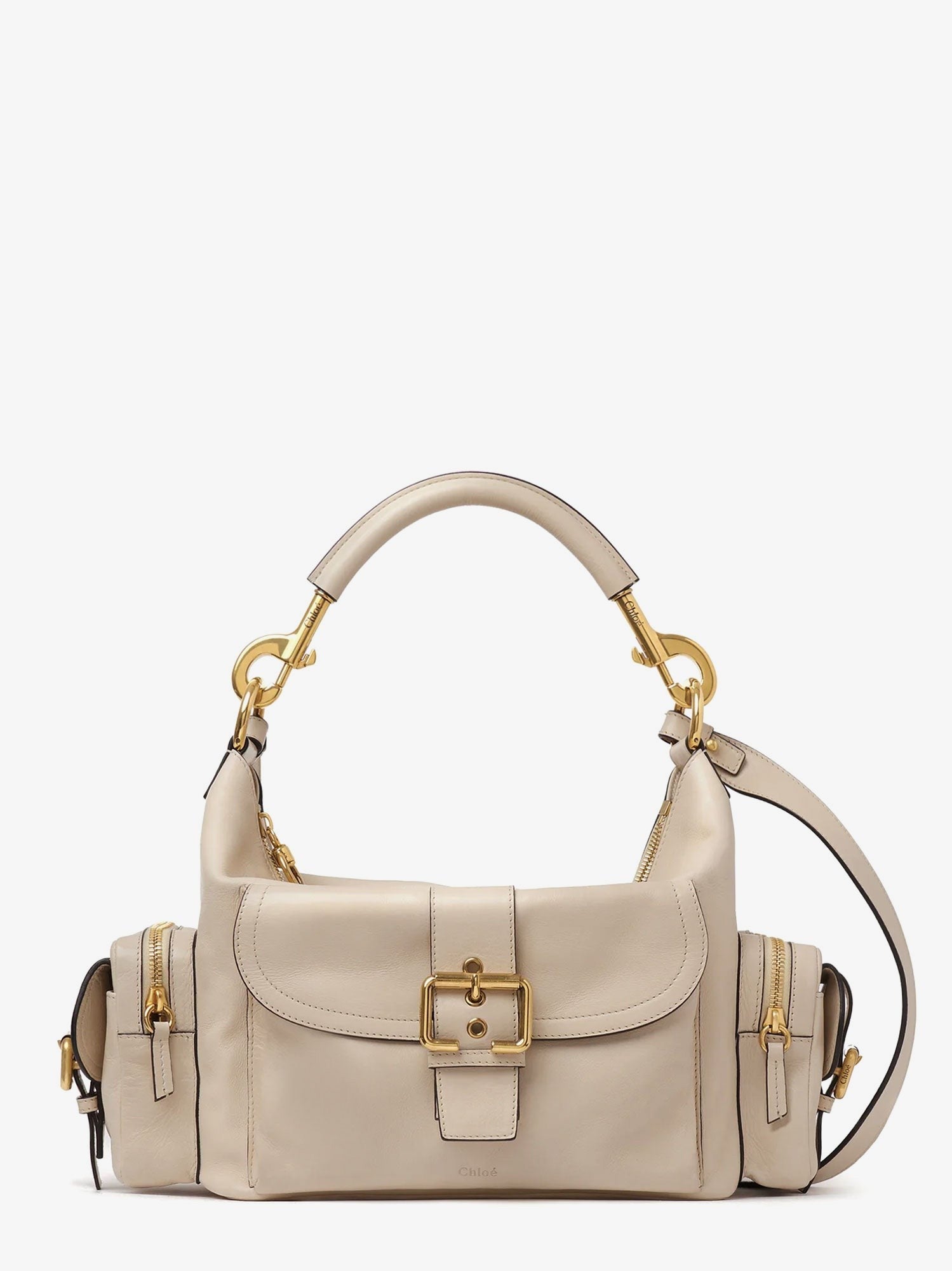 CHLOE' CHLOE' - Medium Double Carry leather shoulder bag