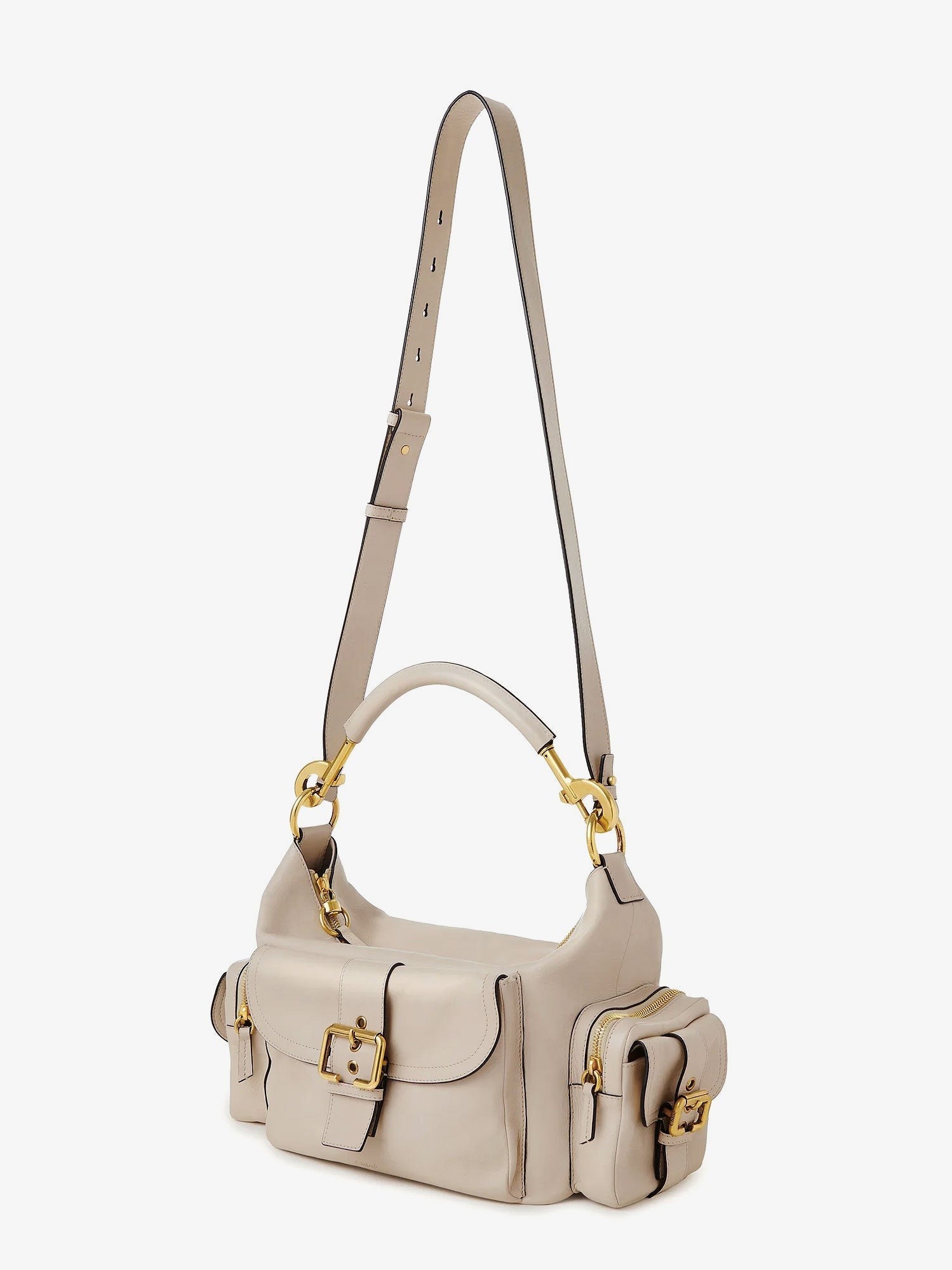 CHLOE' CHLOE' - Medium Double Carry leather shoulder bag