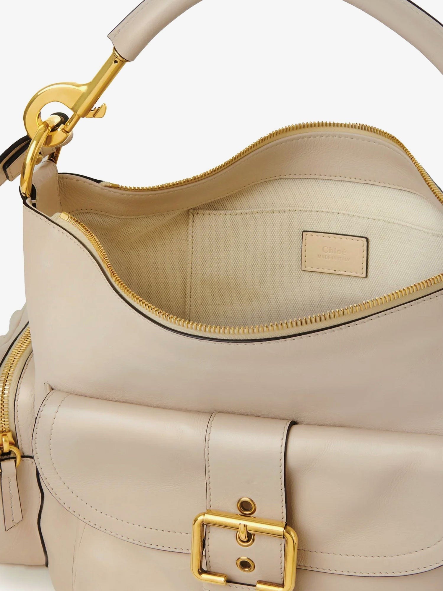 CHLOE' CHLOE' - Medium Double Carry leather shoulder bag