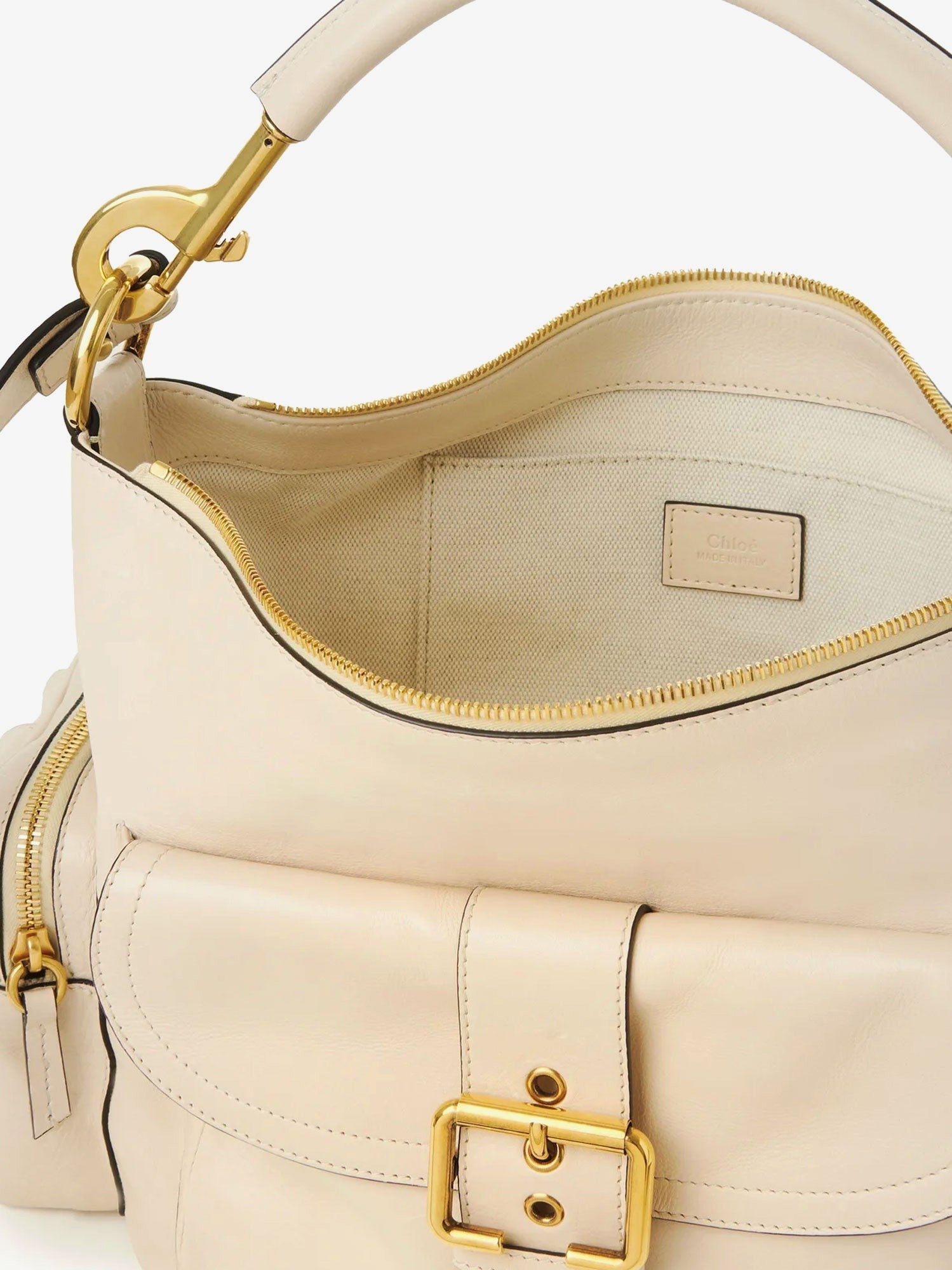 CHLOE' CHLOE' - Medium Double Carry leather shoulder bag