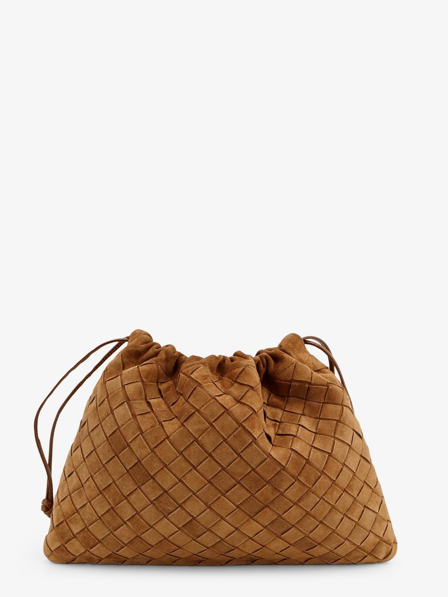 Bottega Veneta - Medium Dustbag in suede with Intrecciato effect medium-dustbag-in-suede-with-intrecciato-effect_d00fccd6-c555-4041-bfb9-47b764610d67