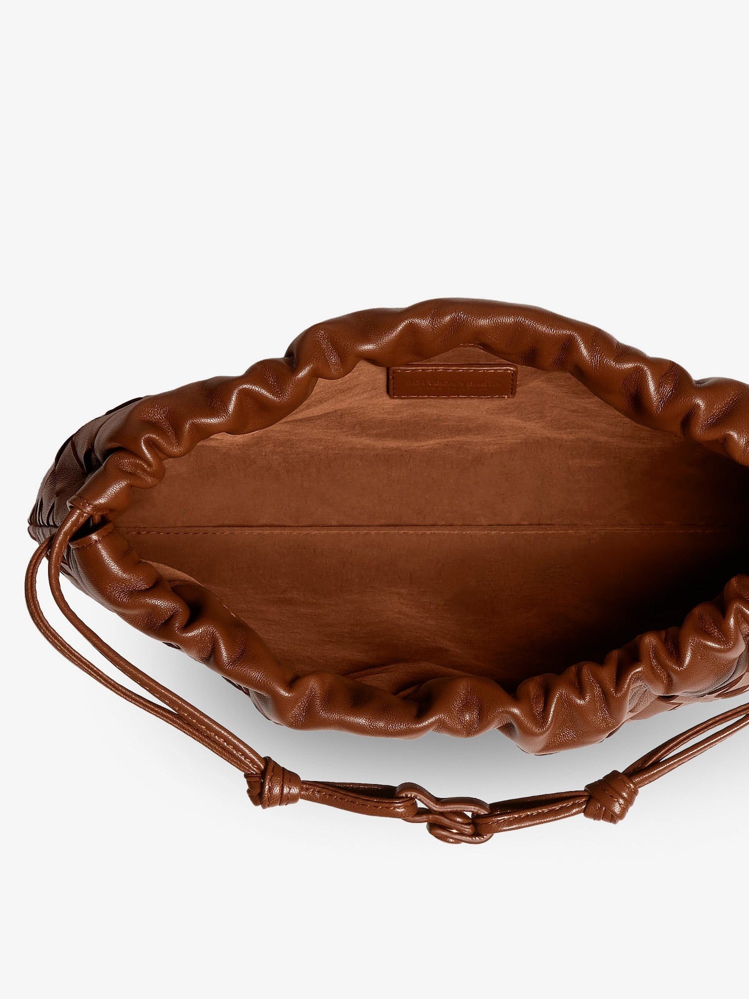Bottega Veneta - Medium Dustbag leather clutch bag with Intrecciato effect