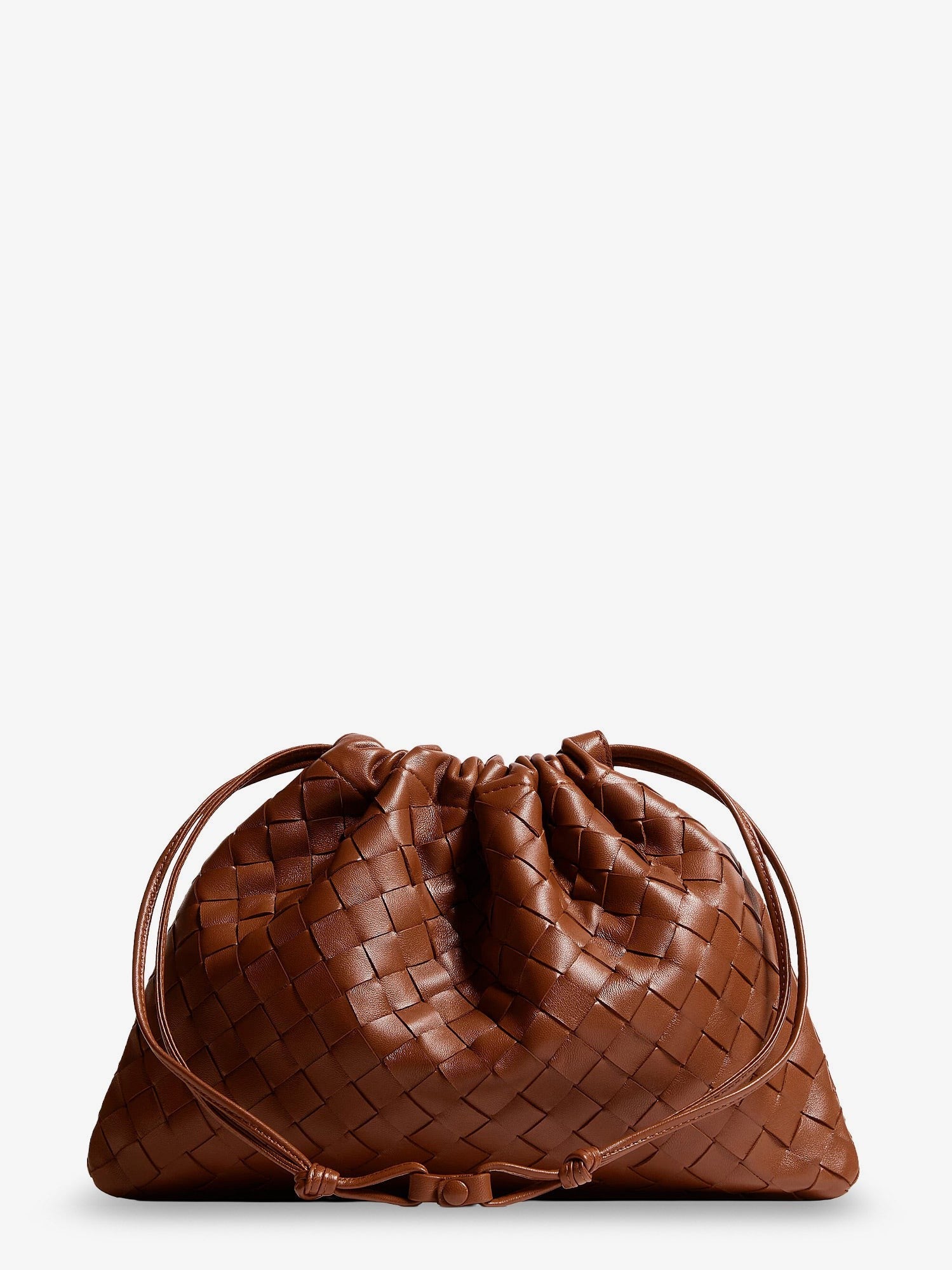 Bottega Veneta - Medium Dustbag leather clutch bag with Intrecciato effect