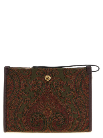 Etro - Paisley pattern clutch bag MULTICOLOR UNI
