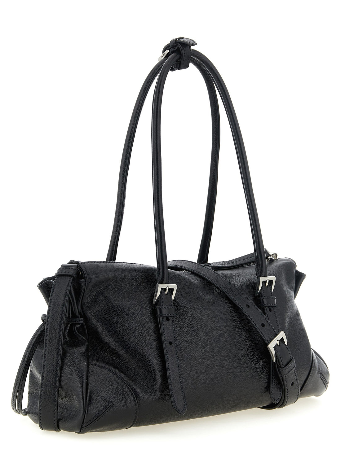 PRADA - Medium 'Prada Bonnie' shopping bag Black U