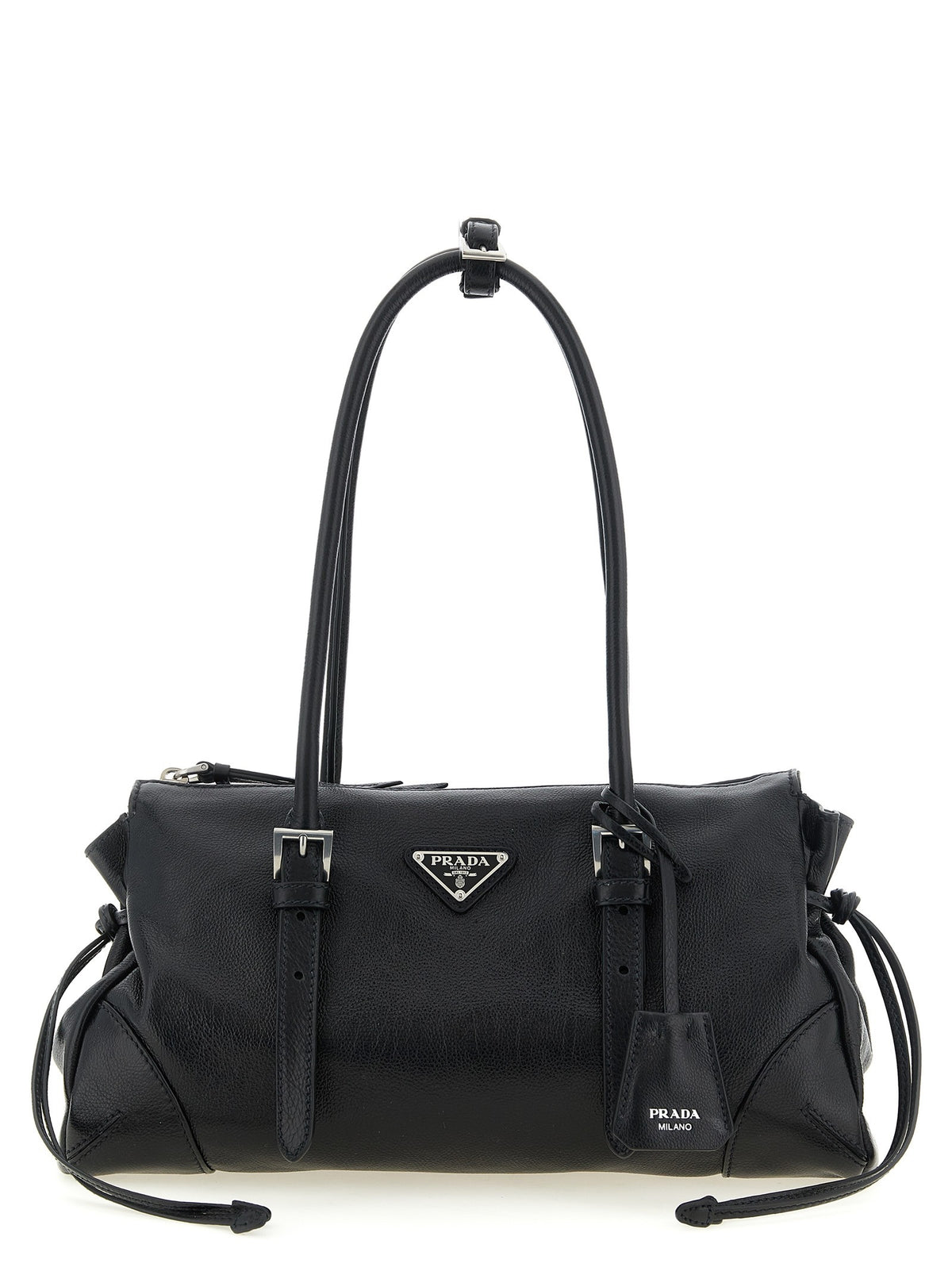 PRADA - Medium 'Prada Bonnie' shopping bag Black U