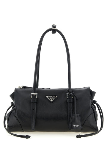 PRADA - Medium 'Prada Bonnie' shopping bag Black U