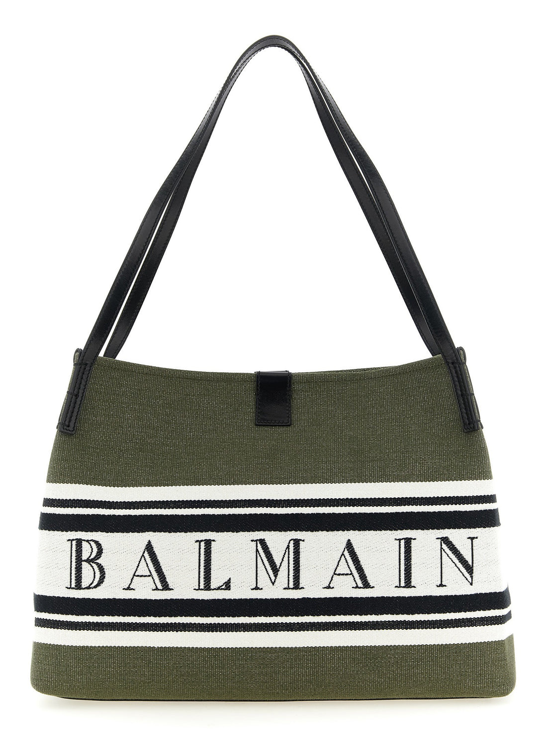 Balmain - Medium 'Release' shopping bag GREEN U