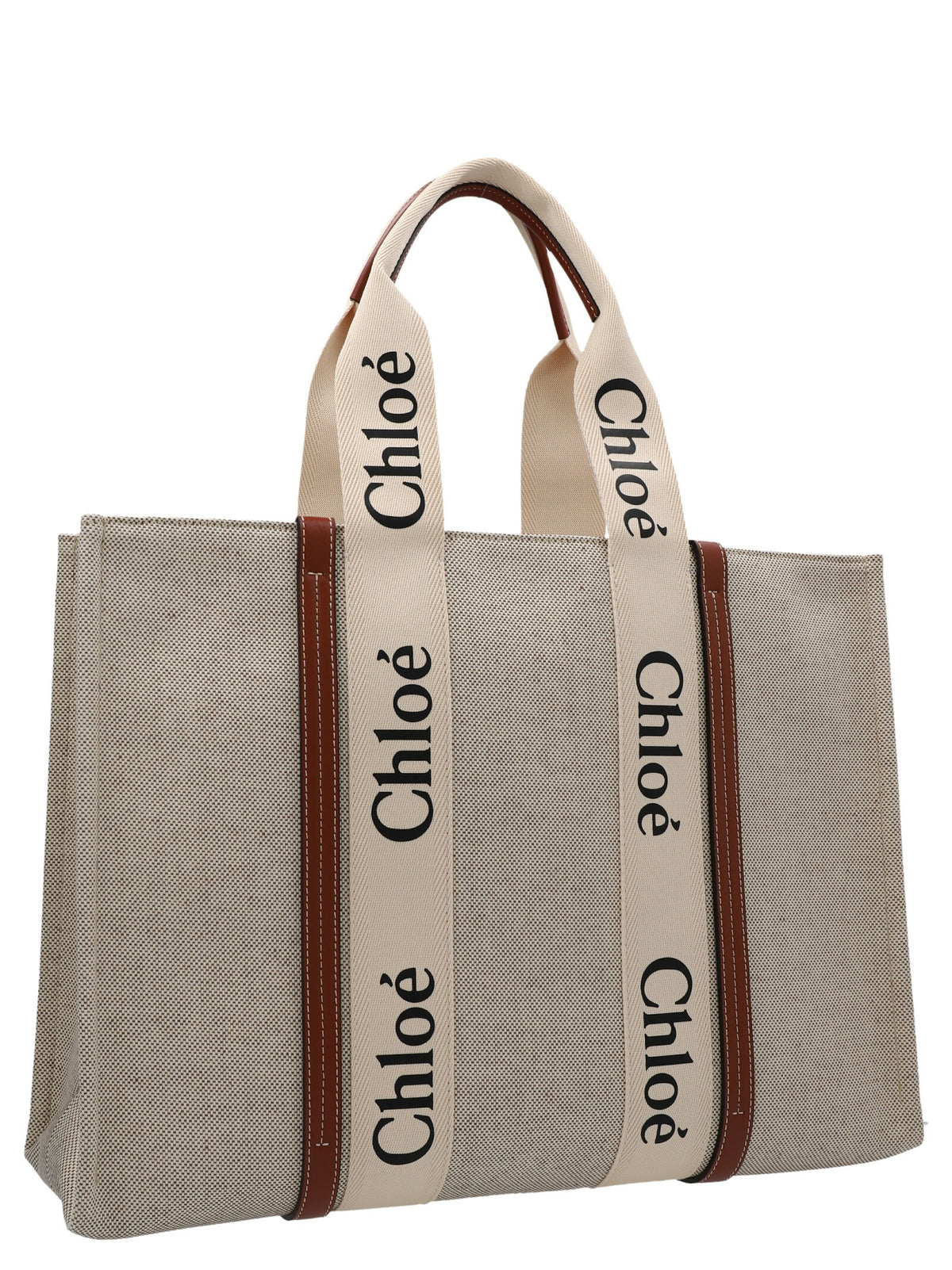 CHLOÉ - Medium 'Woody' shopping bag