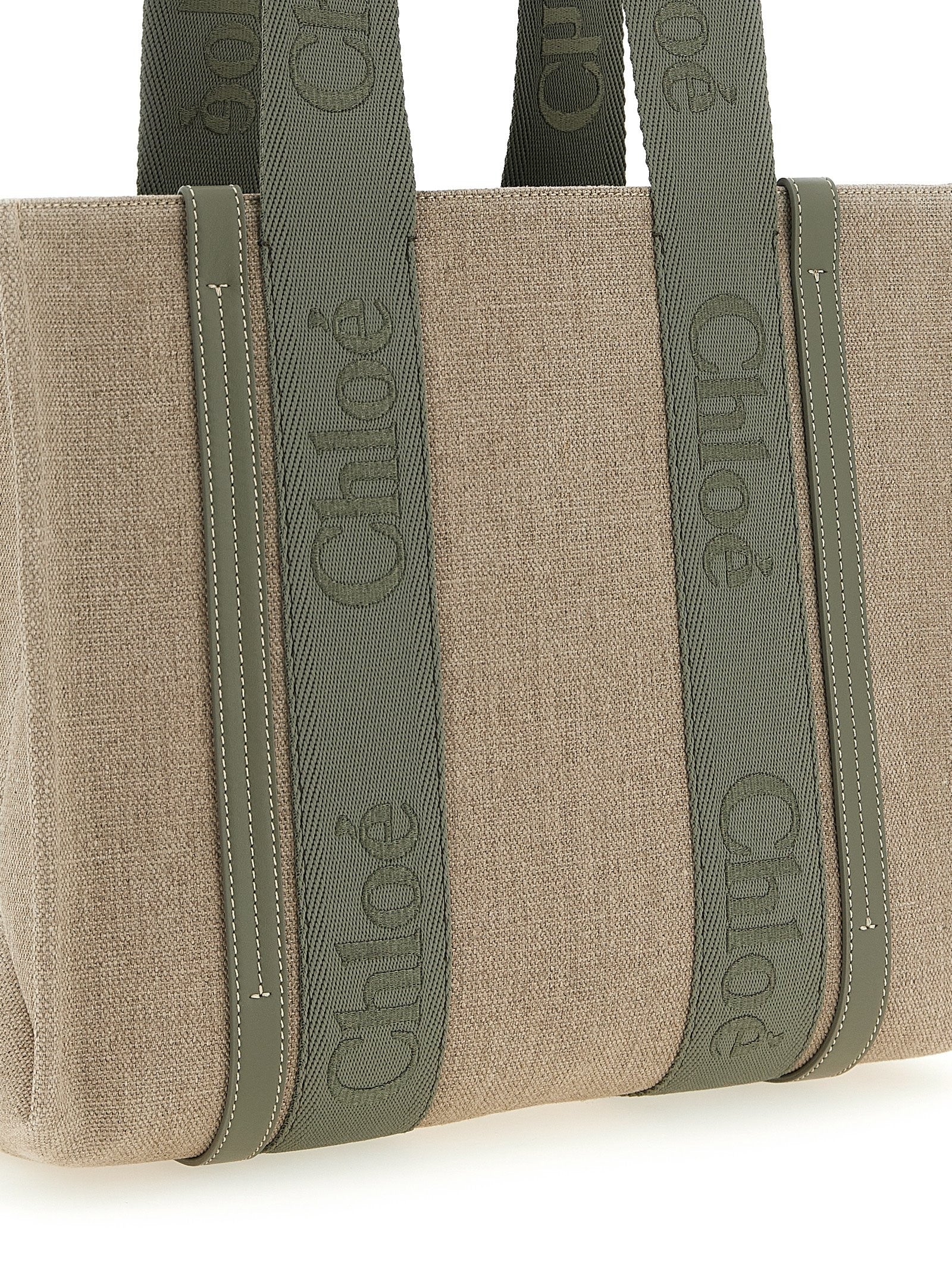 CHLOÉ - Medium 'Woody' shopping bag