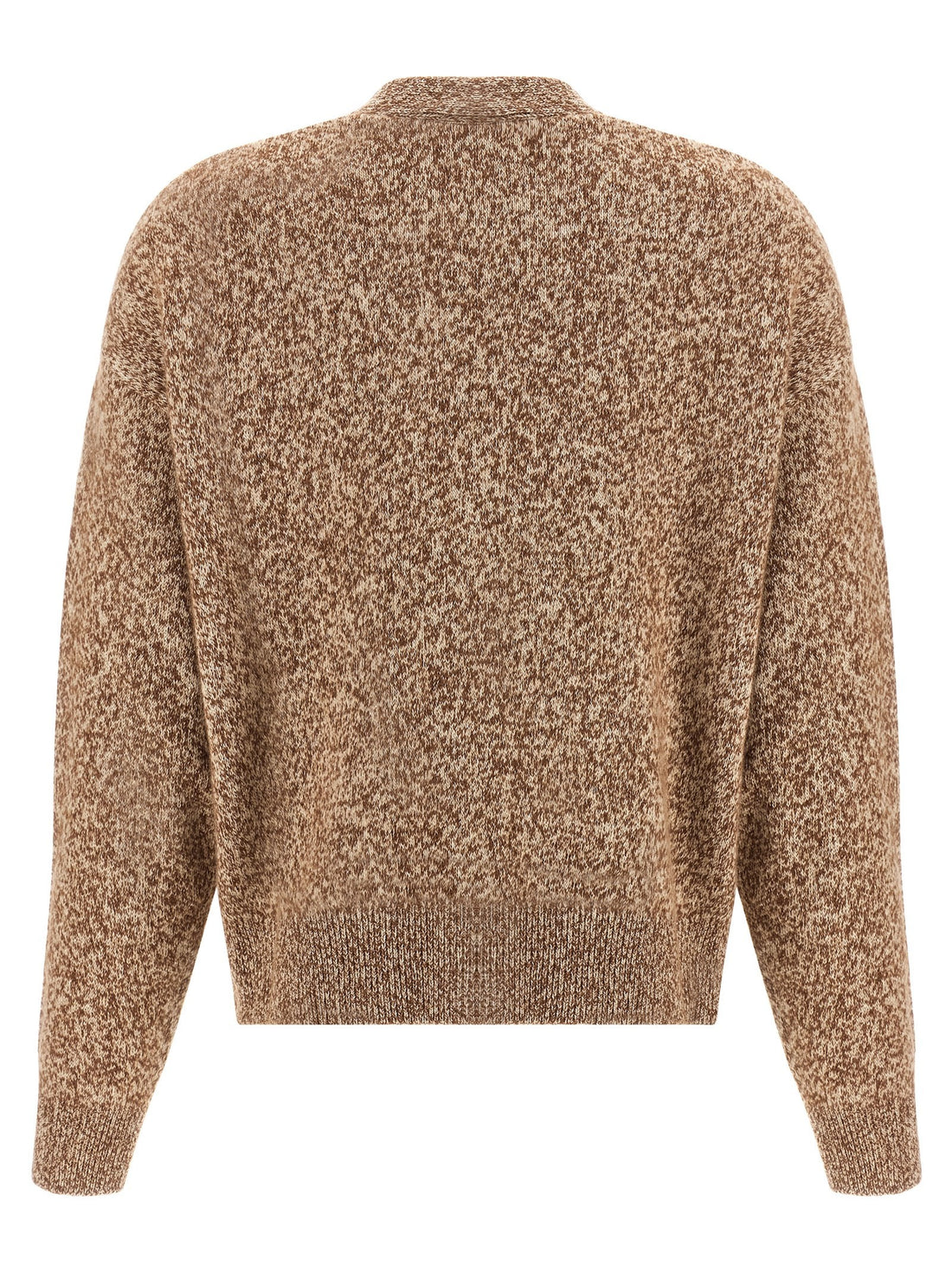 Versace - 'Medusa '95' button cashmere and wool blend beige cardigan