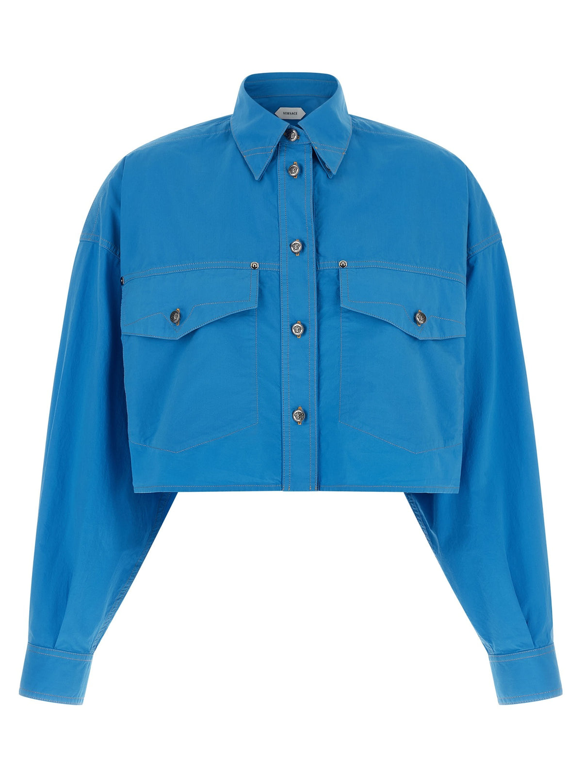 Versace - 'Medusa' button shirt
