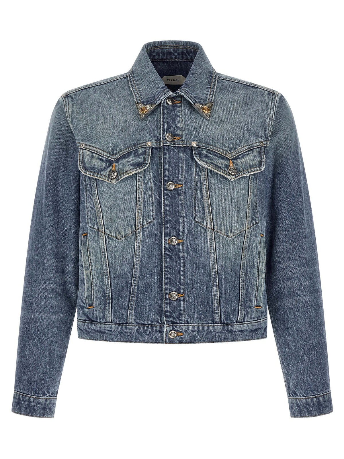 Versace - 'Medusa' denim jacket