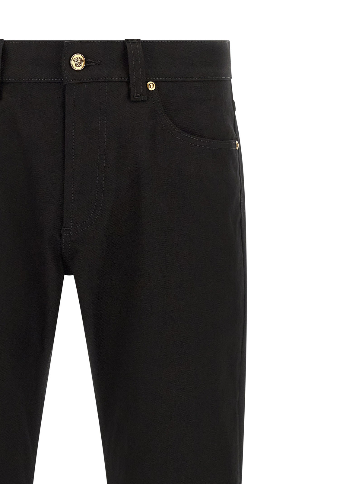 Versace - Medusa embroidery jeans
