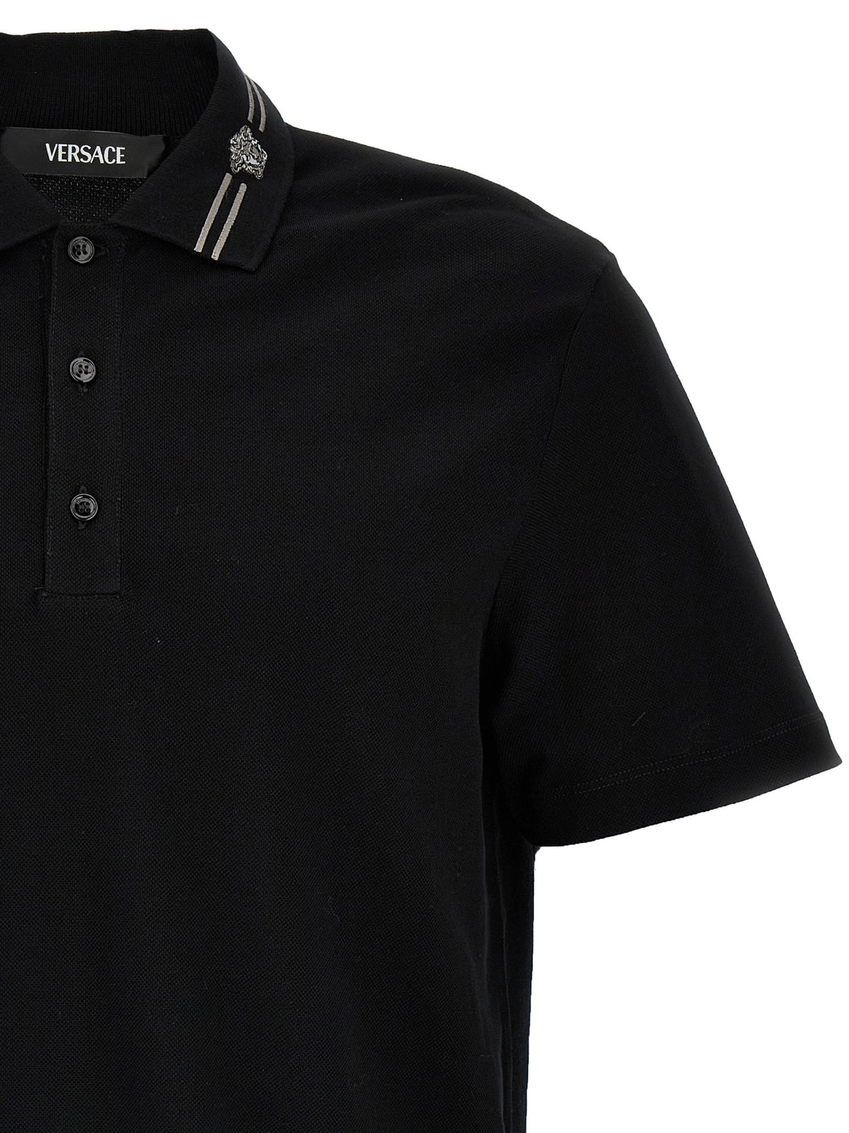 Versace - 'Medusa embroidery' polo shirt medusa-embroidery-polo-shirt_59c9a0ef-1014-4736-9992-e4d2750c6c7f