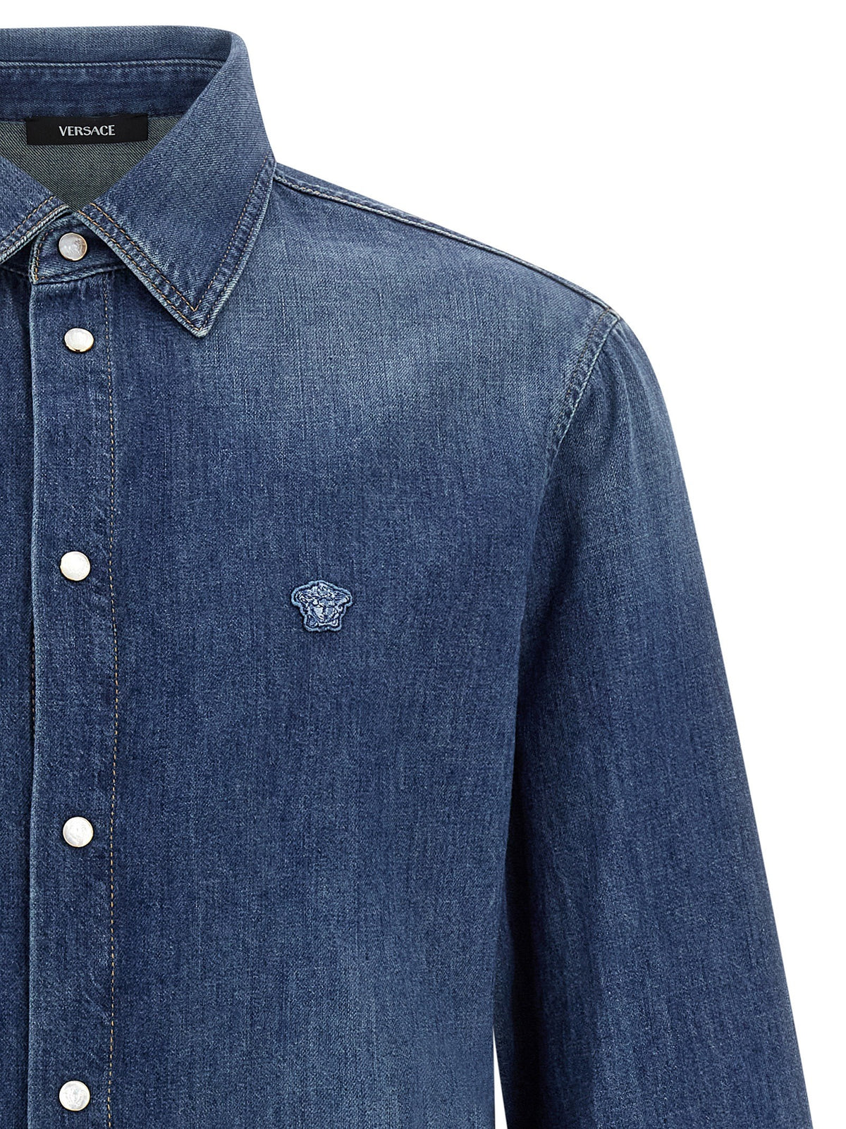 Versace - 'Medusa' patch shirt