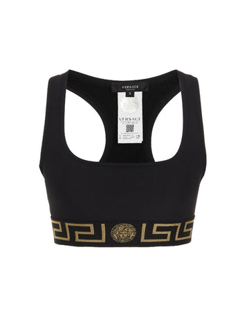 Versace - 'Medusa' sports top'