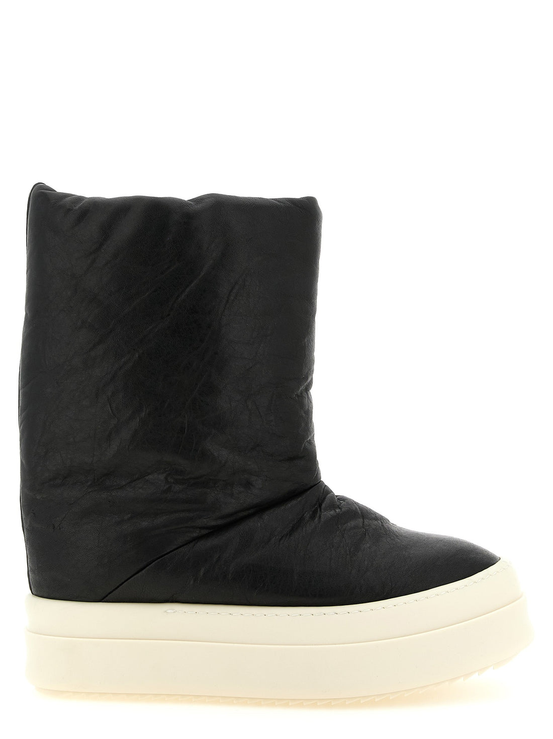RICK OWENS - 'Mega Bumper Lunar' snow boots White Black