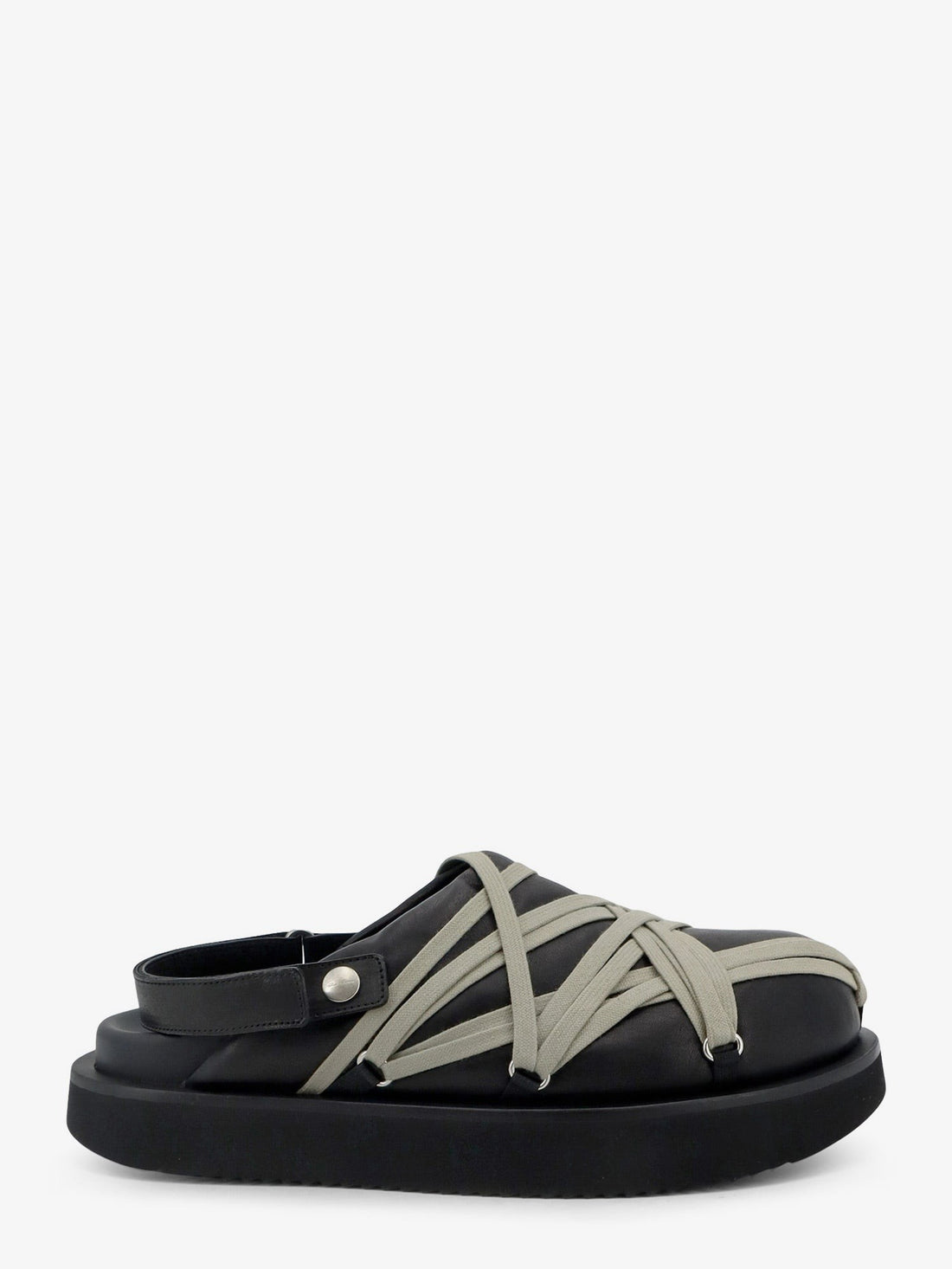 RICK OWENS - Megalace leather sandals megalace-leather-sandals_4322b042-cfb1-48ef-827a-06f759433c49