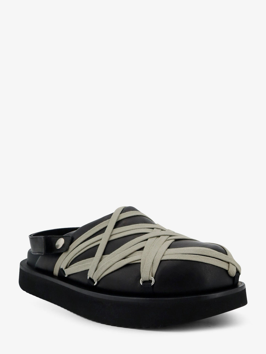 RICK OWENS - Megalace leather sandals megalace-leather-sandals_4322b042-cfb1-48ef-827a-06f759433c49